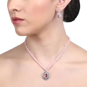Ahana Zircon Pendant Set