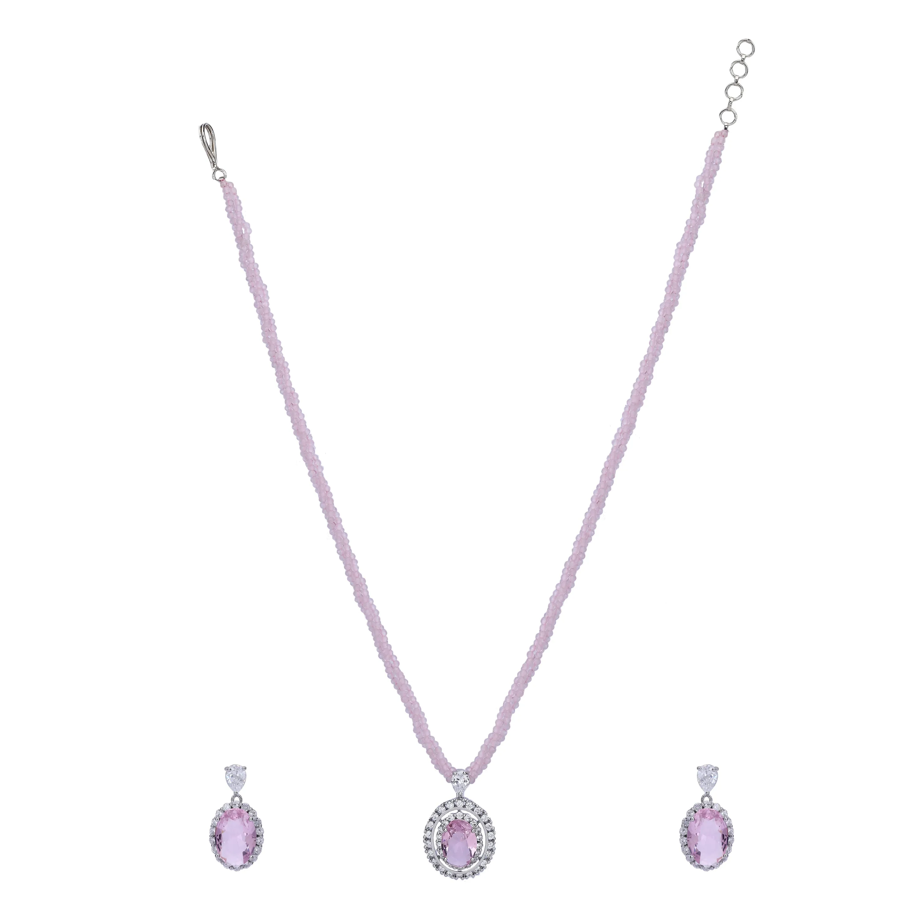 Ahana Zircon Pendant Set