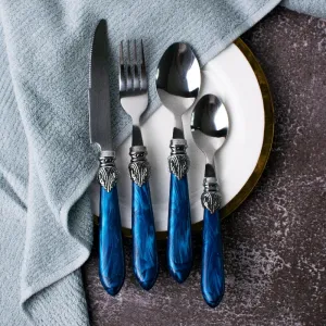 Azure Accent Regal 24 Piece Cutlery Set