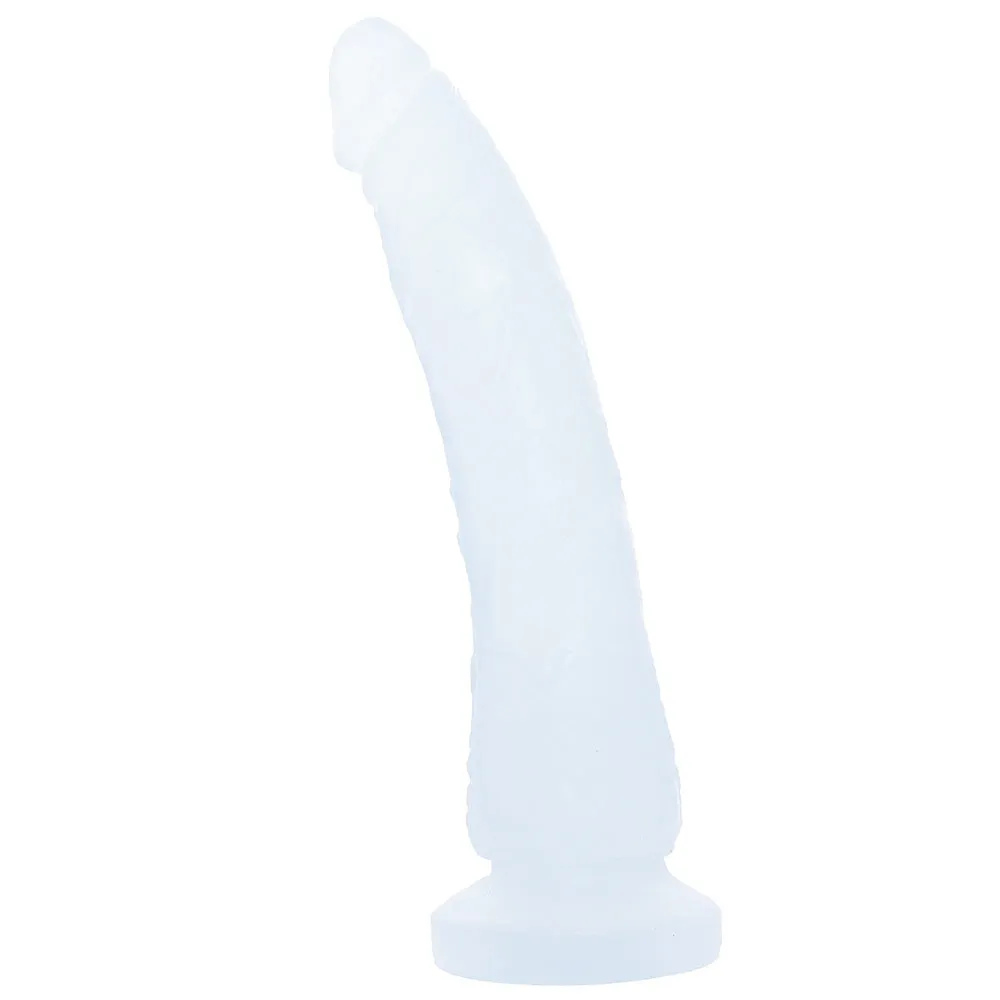 Basix Slim 7 Inch Dildo in Clear