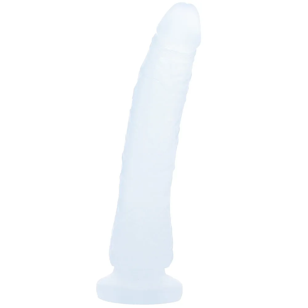Basix Slim 7 Inch Dildo in Clear