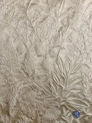Beige Blended Silk Novelties SMH-20 Fabric