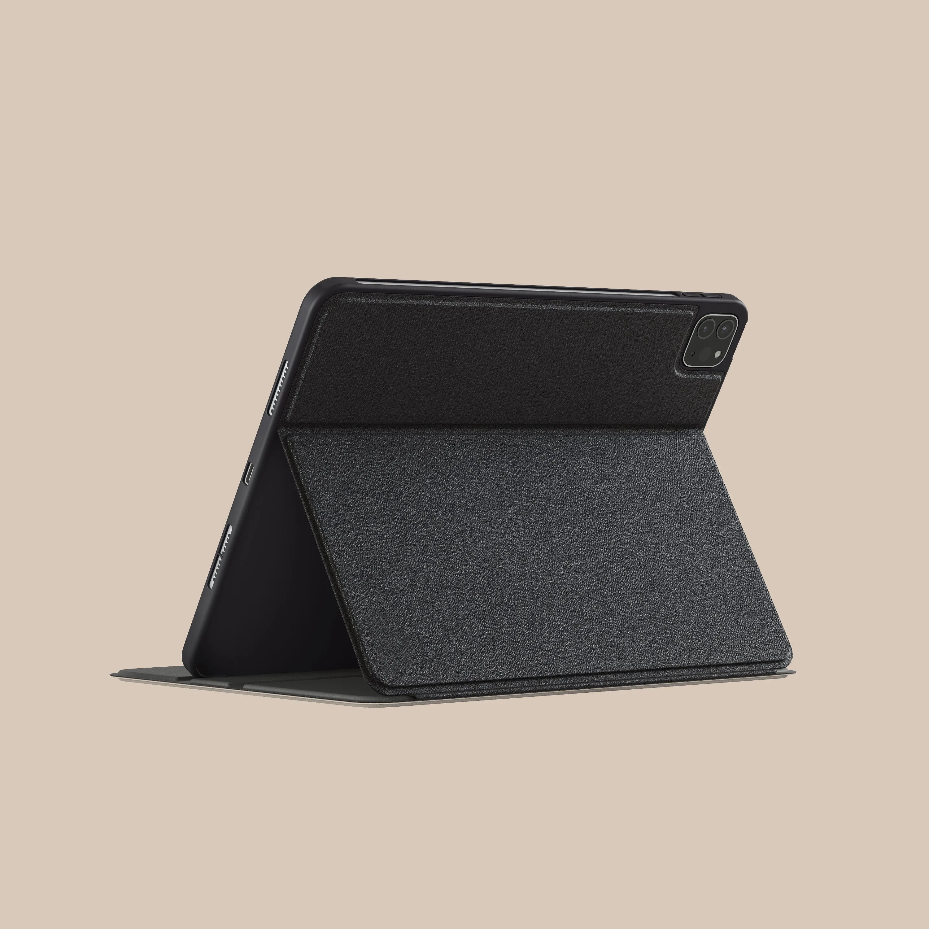 Beige Watercolor Reptile iPad Case
