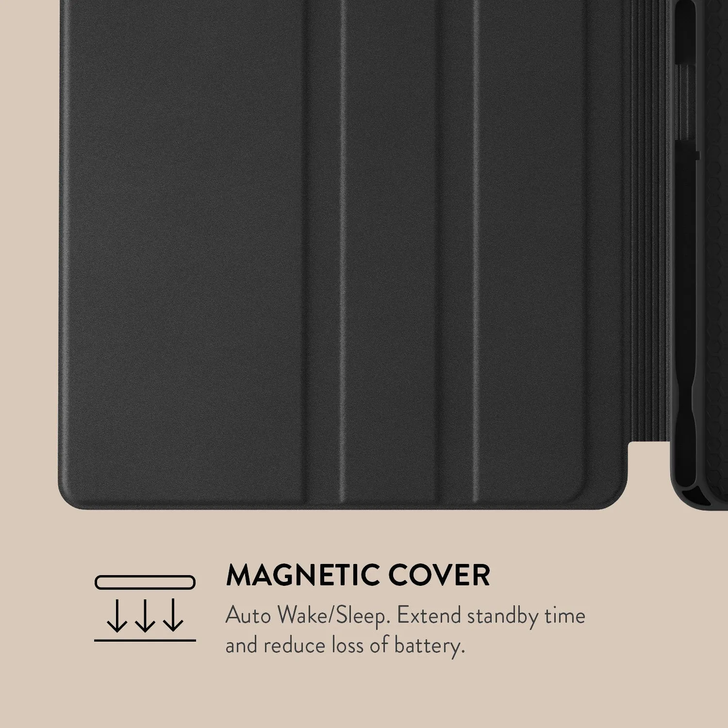 Beige Watercolor Reptile iPad Case
