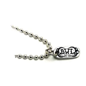 Bill Wall Leather Ball Chain with BWL Tag N832