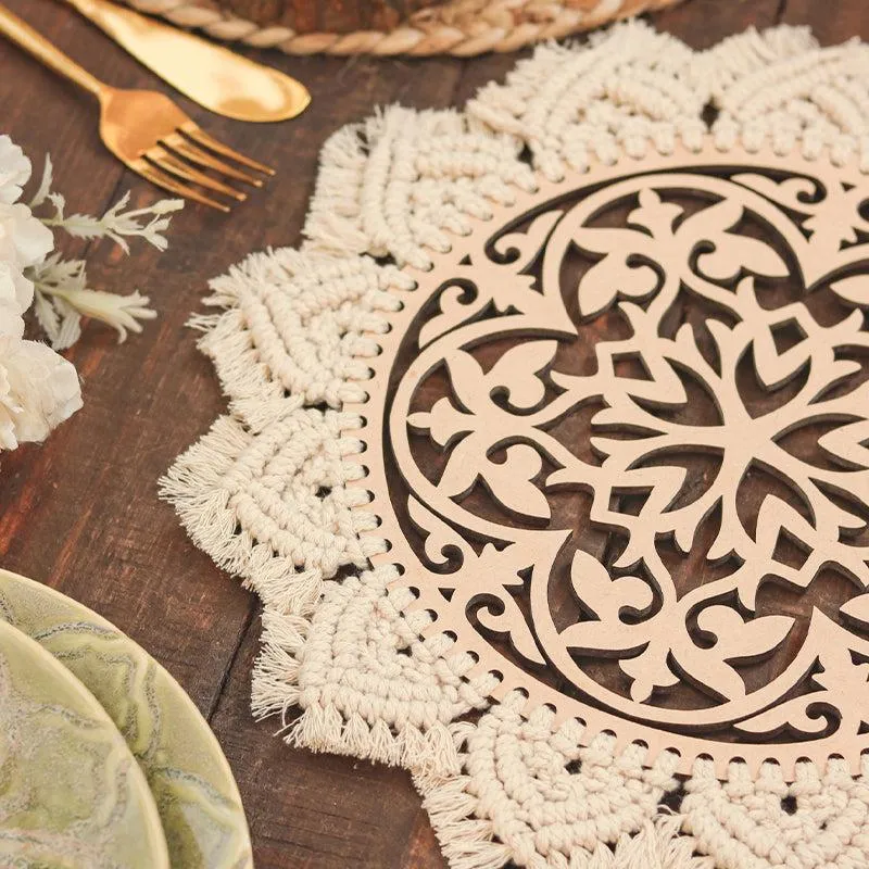 Boho Artsy Handcrafted Placemat