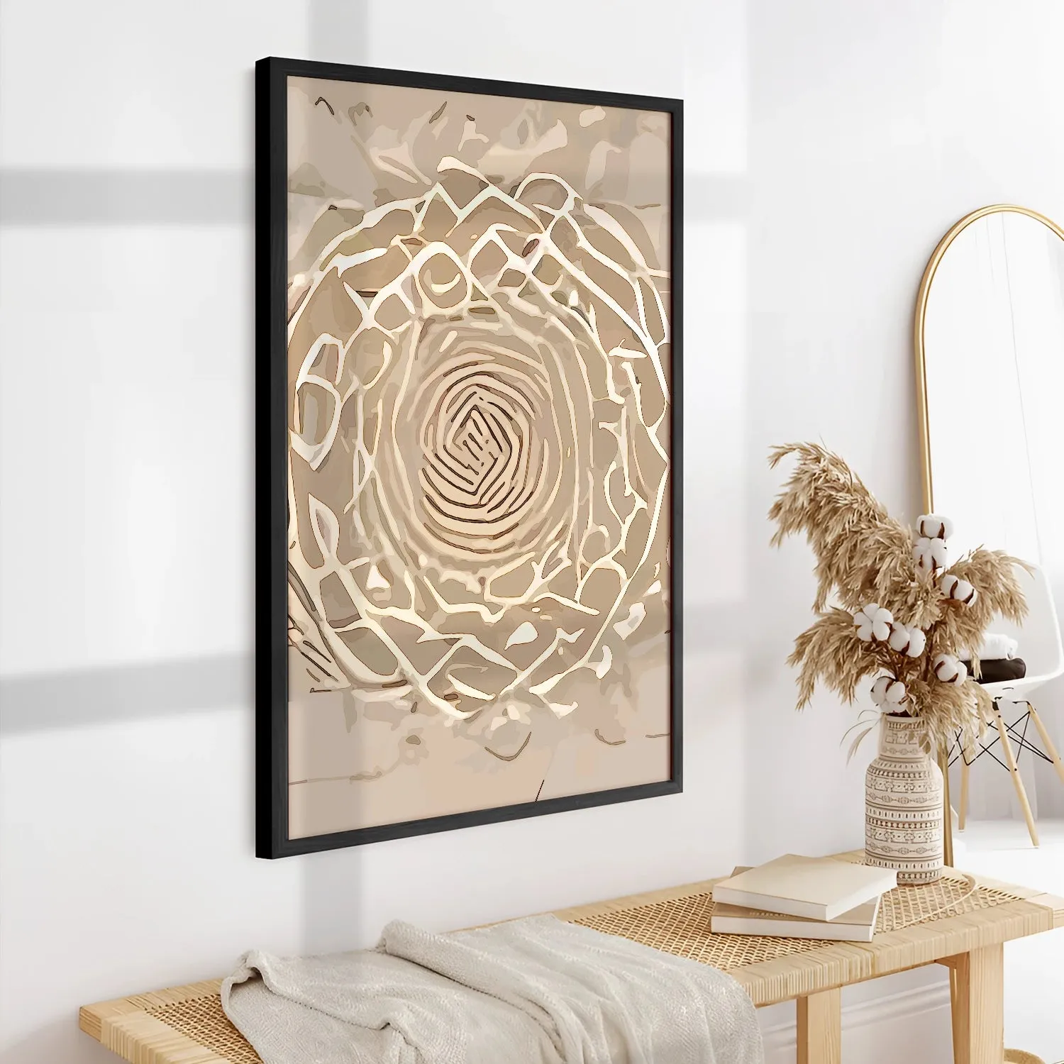 BOHO Inspired Rose Shaped Patterns