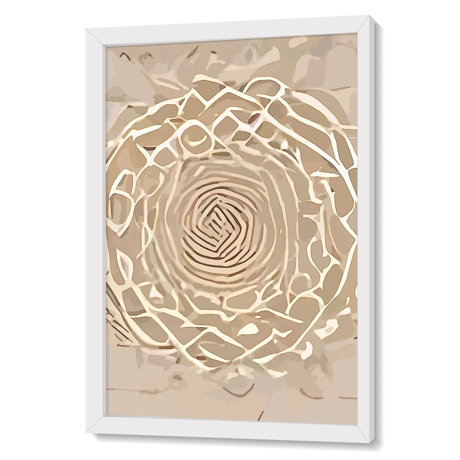 BOHO Inspired Rose Shaped Patterns