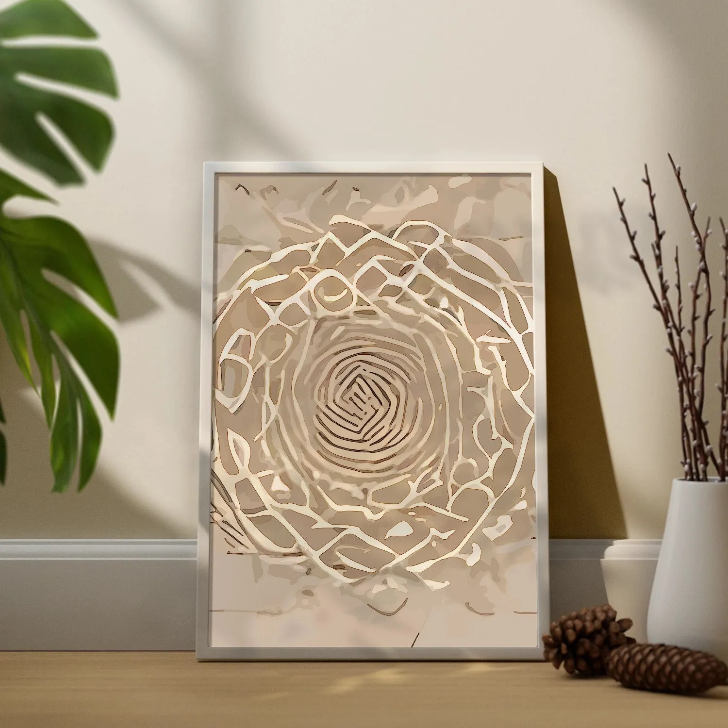 BOHO Inspired Rose Shaped Patterns