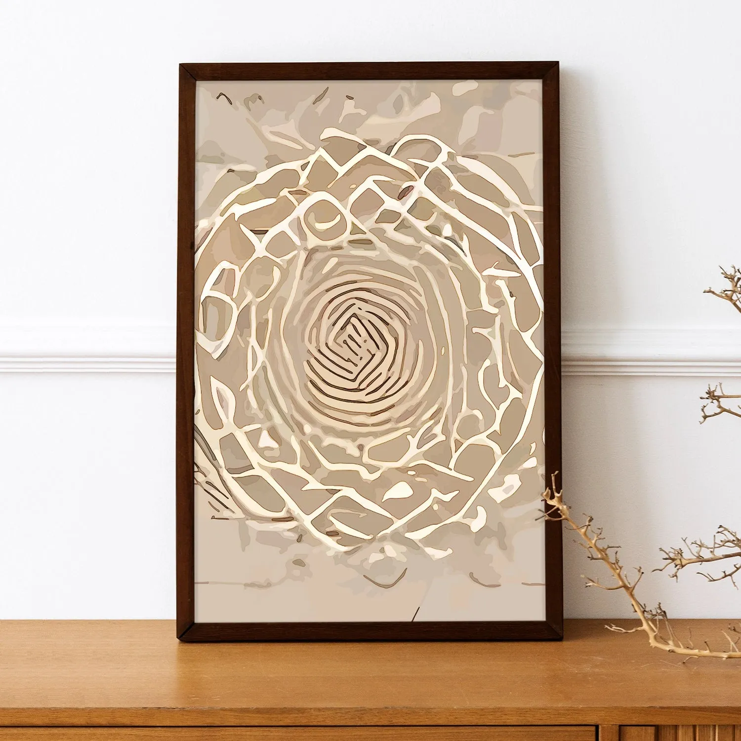 BOHO Inspired Rose Shaped Patterns