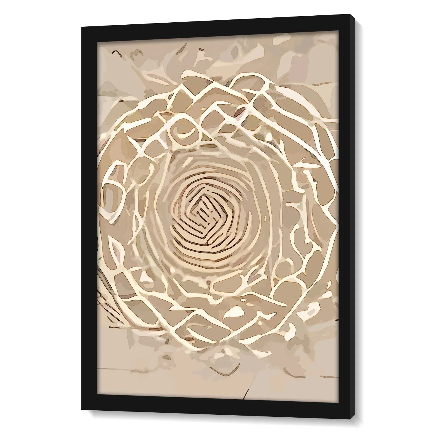 BOHO Inspired Rose Shaped Patterns