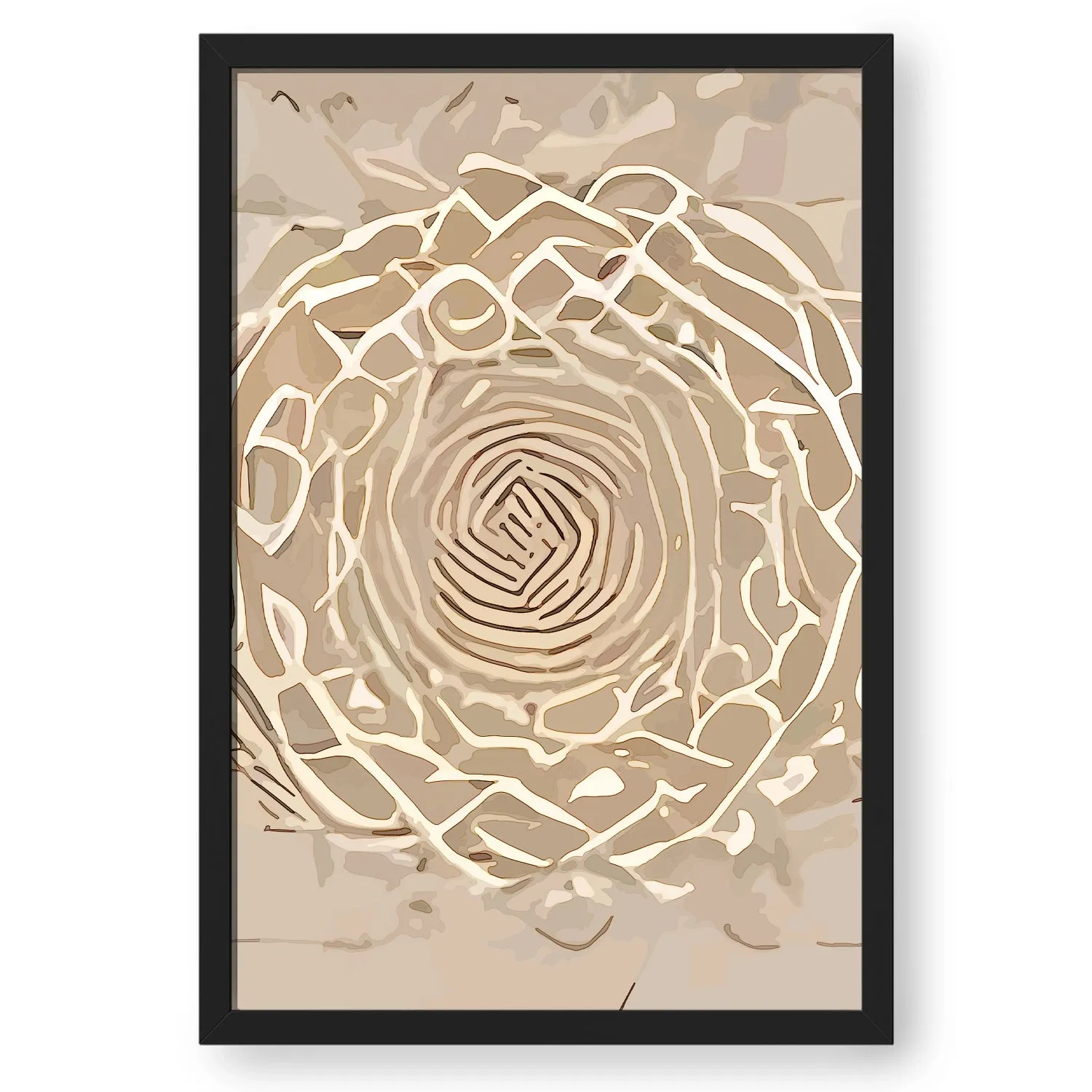 BOHO Inspired Rose Shaped Patterns