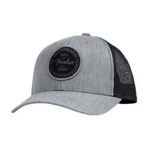 Fender Stratocaster 70th Anniversary Badge Hat in Gray Heather - One Size