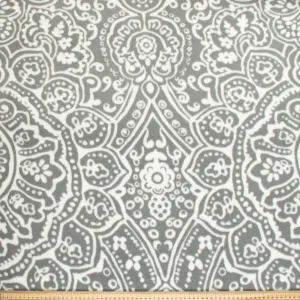 Grey Mosaic Printed Polar Fleece Design-A19