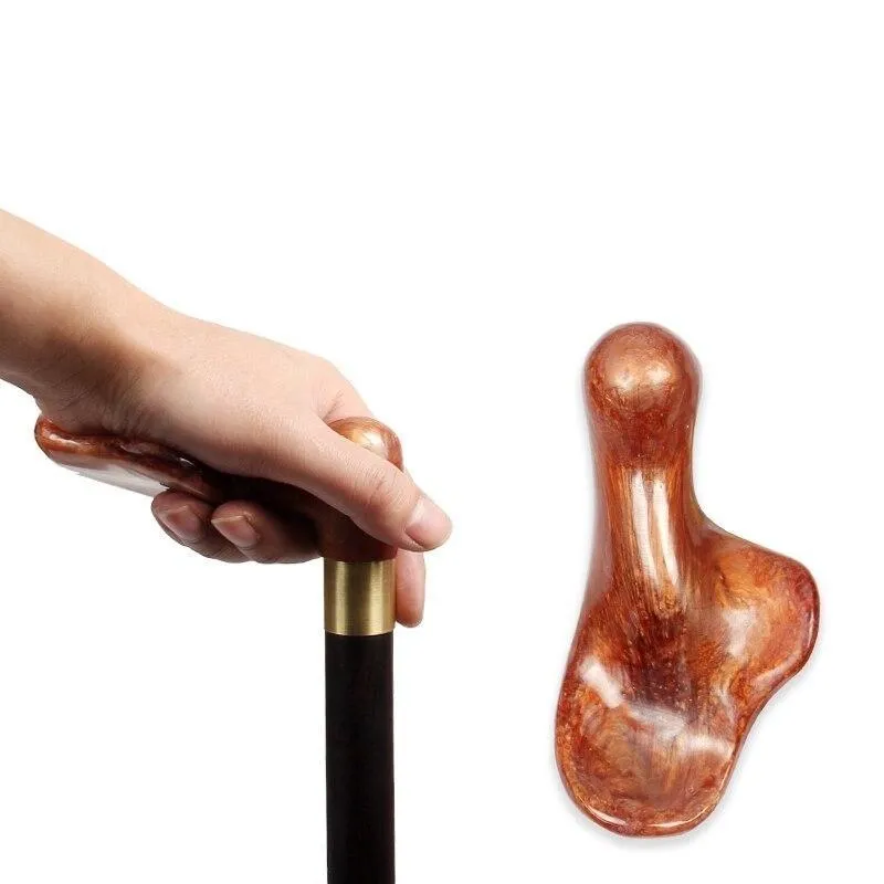 Jean Wooden Walking Stick With Brown Handle