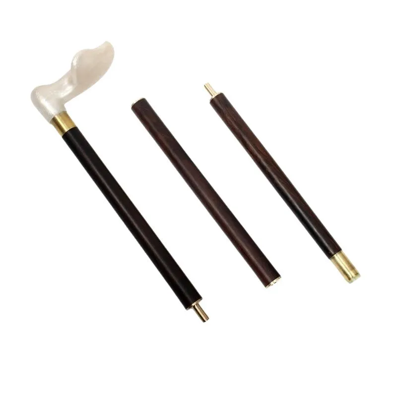 Jean Wooden Walking Stick With White Handle
