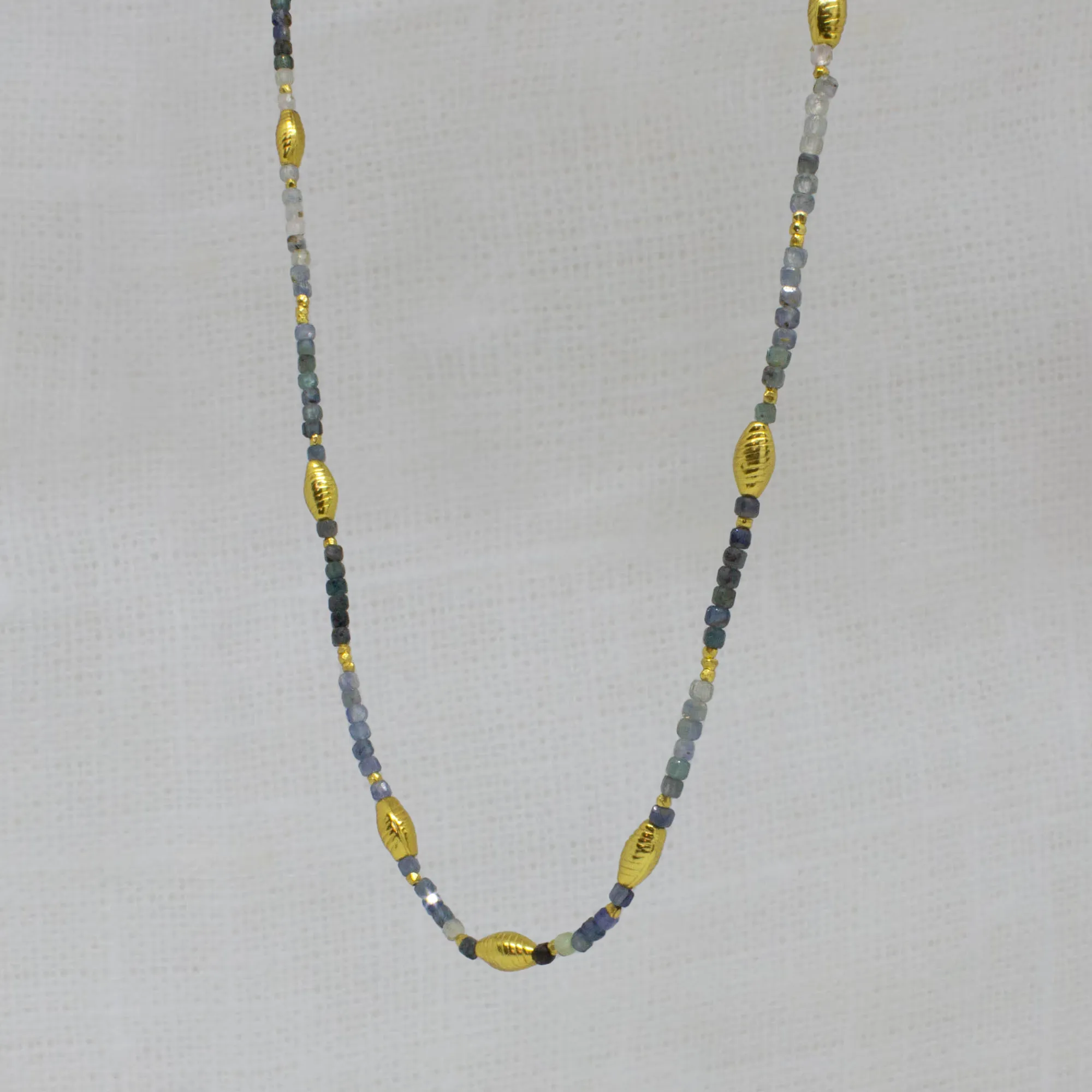 Koa Gemstone Beaded Necklace
