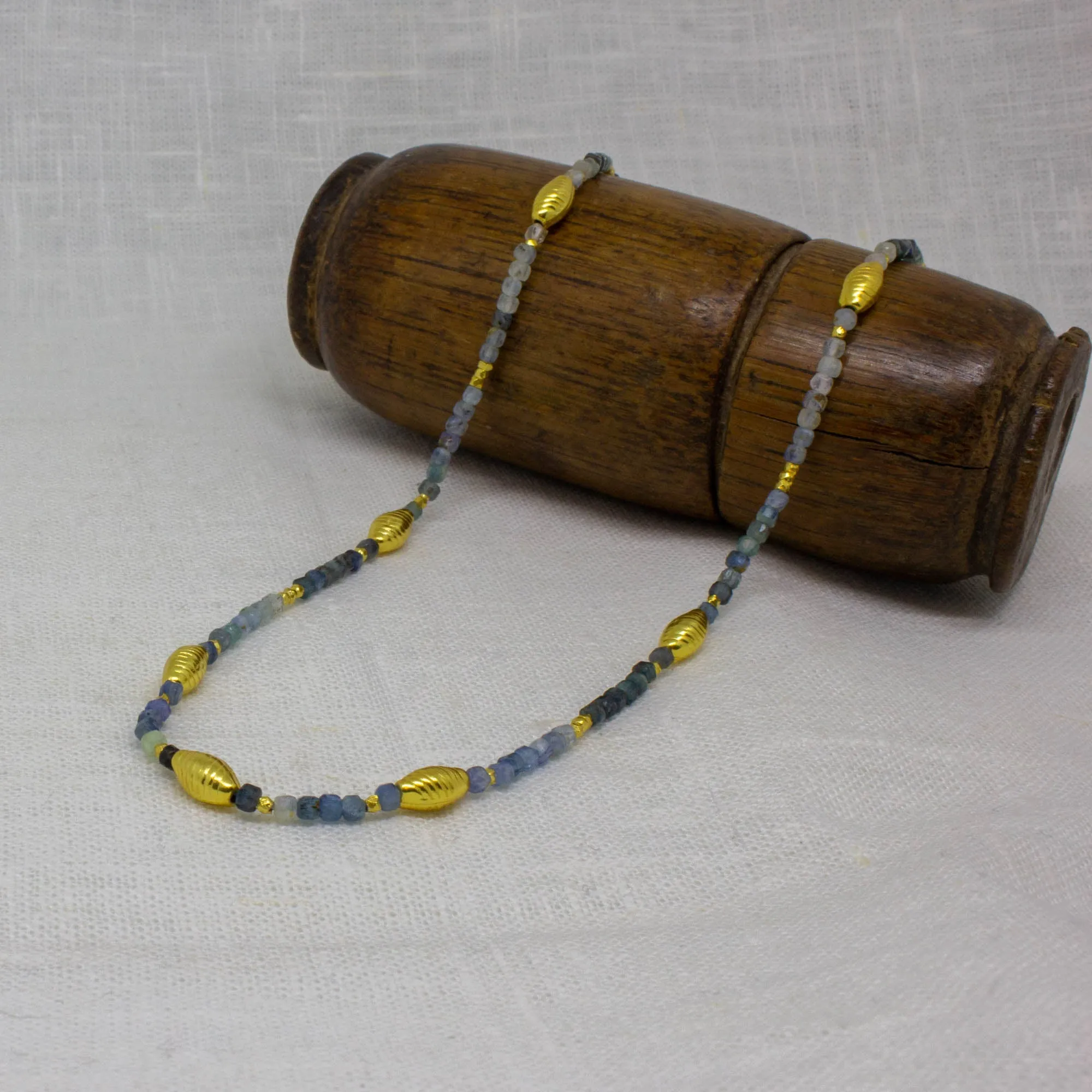 Koa Gemstone Beaded Necklace
