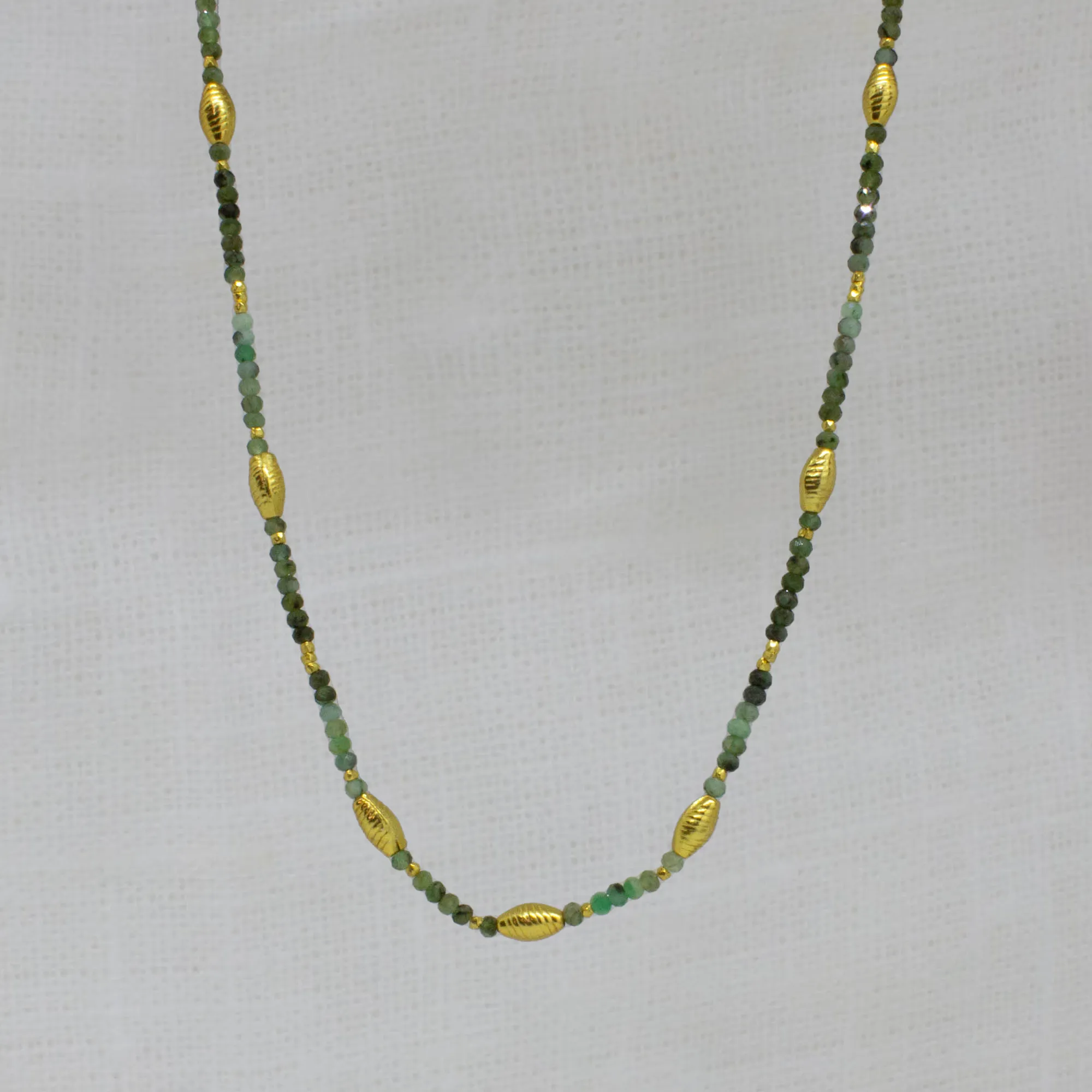 Koa Gemstone Beaded Necklace