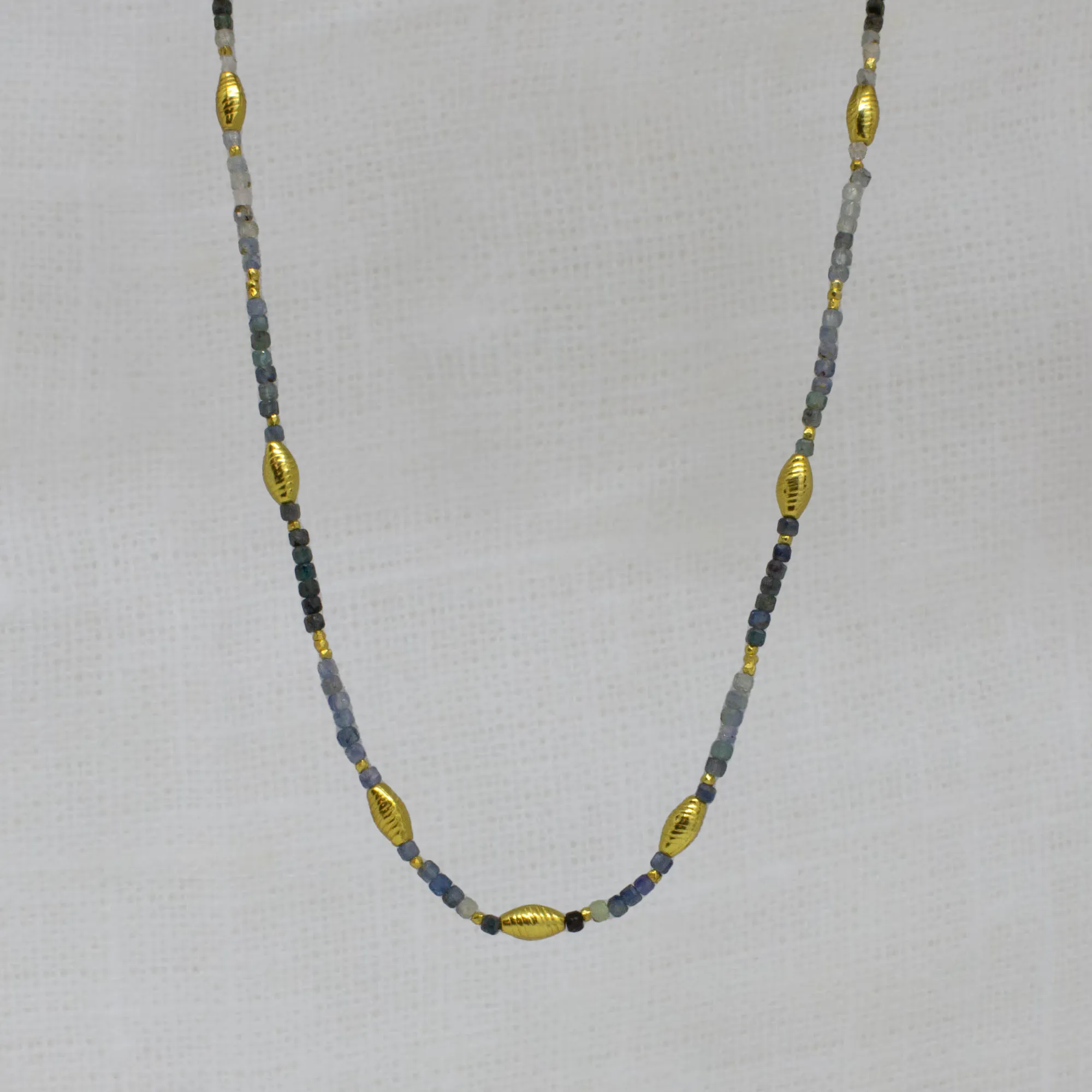 Koa Gemstone Beaded Necklace