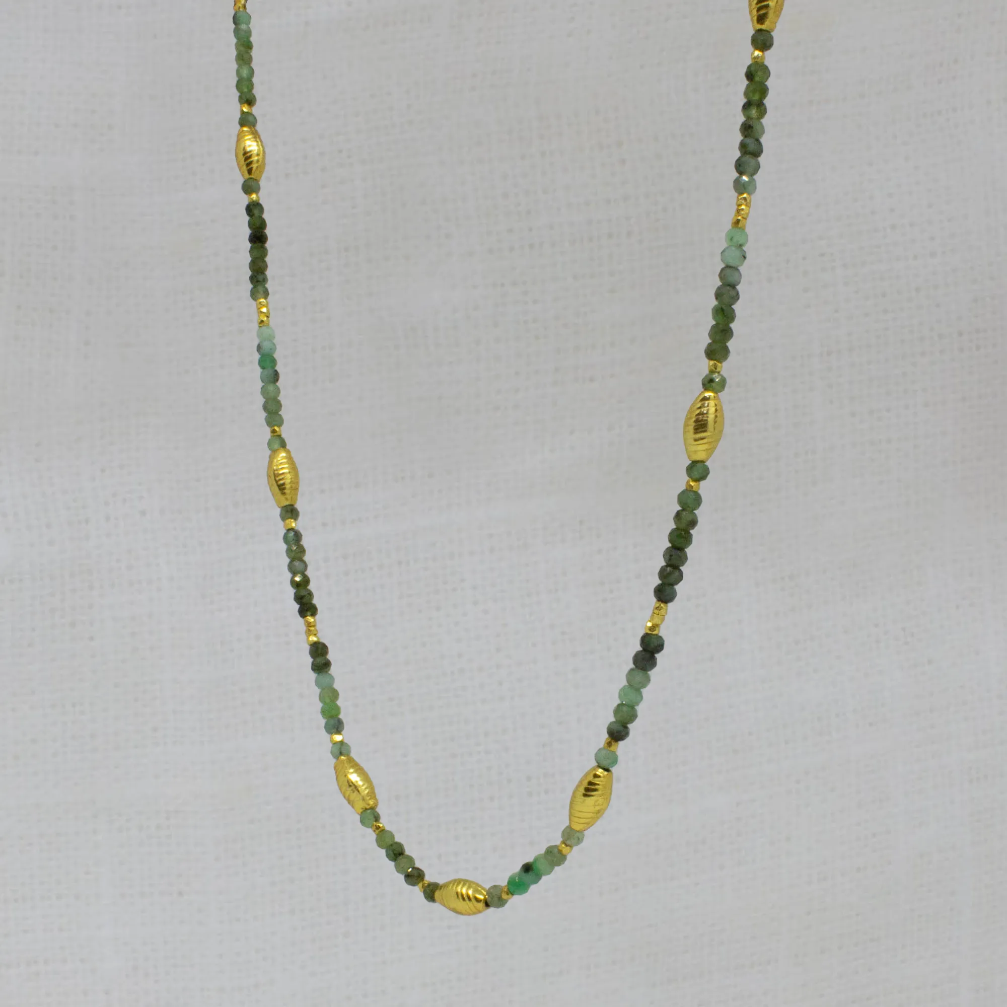 Koa Gemstone Beaded Necklace
