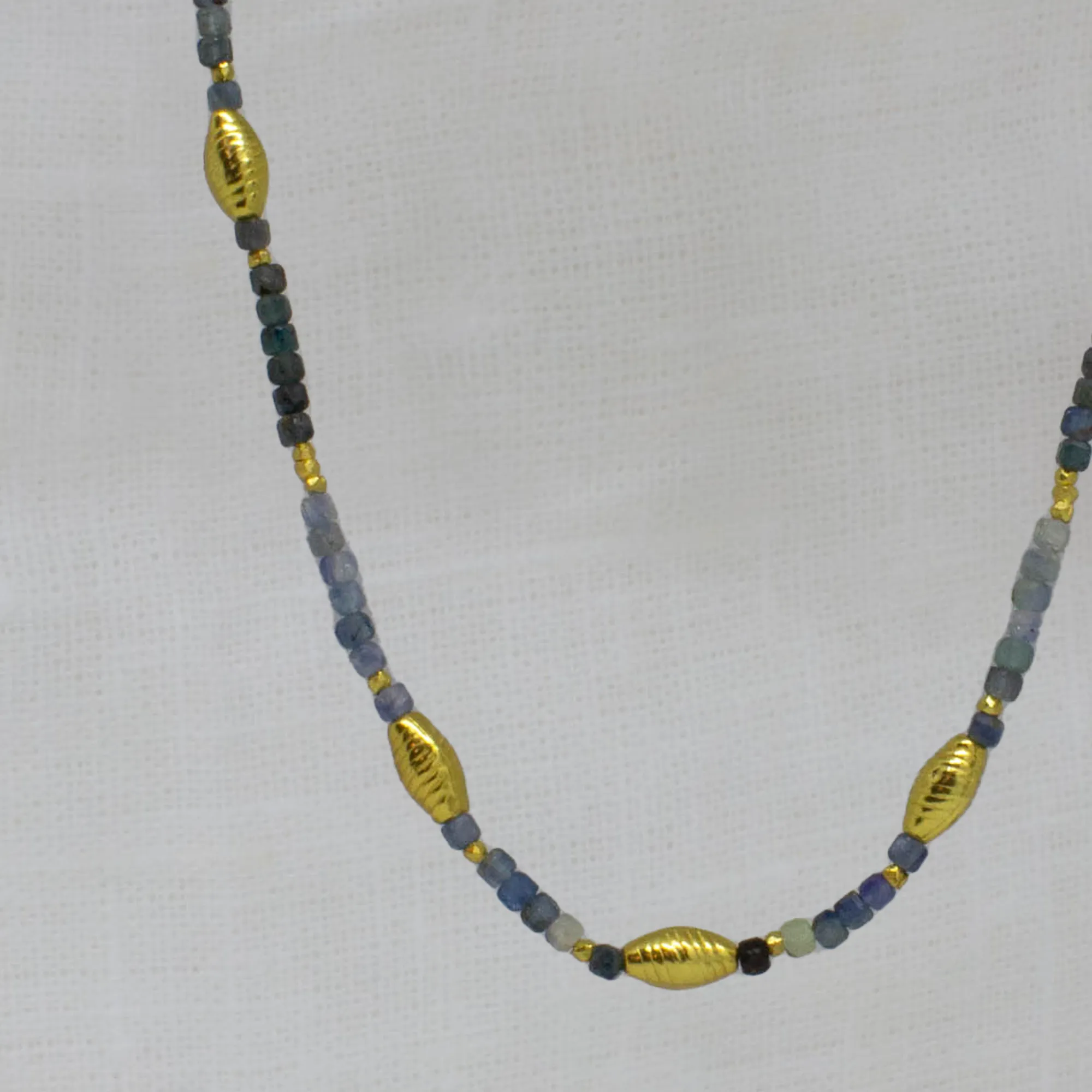 Koa Gemstone Beaded Necklace