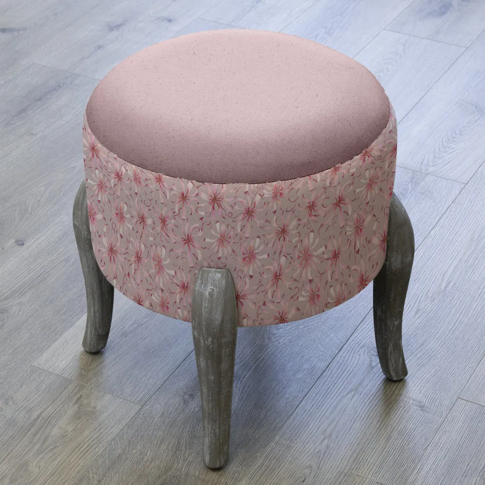 Lilian Printed Finn Footstool Posy