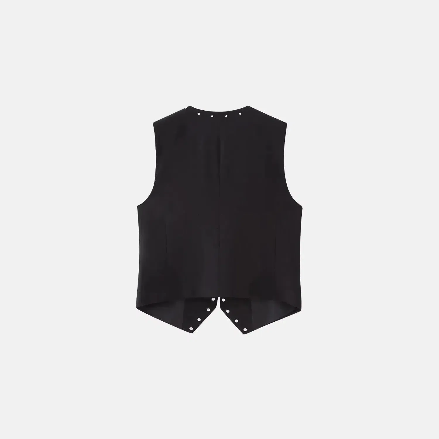 Luce Divina Set – Black – Studded short skirt
