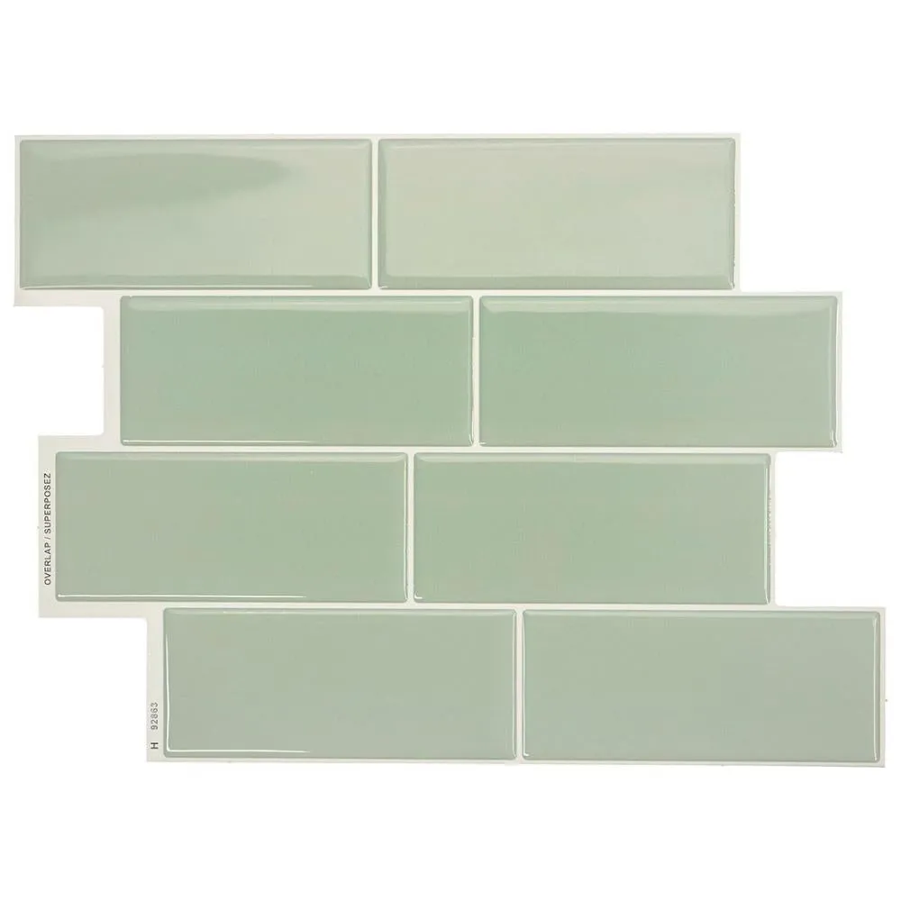 Metro Lucas Moss Green | Self-adhesive 3D Tiles