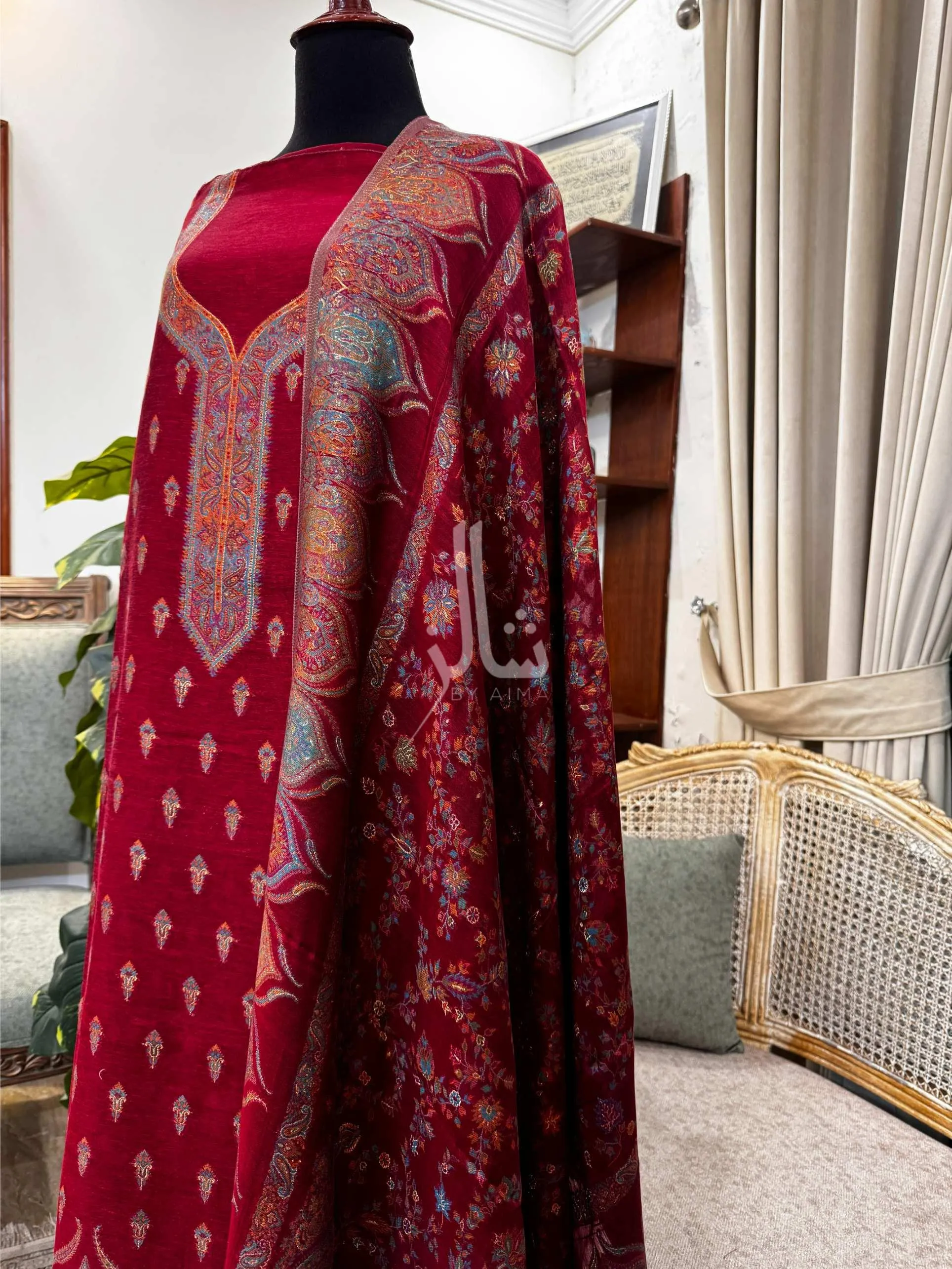 Palla weaving patterns - Silk Suit