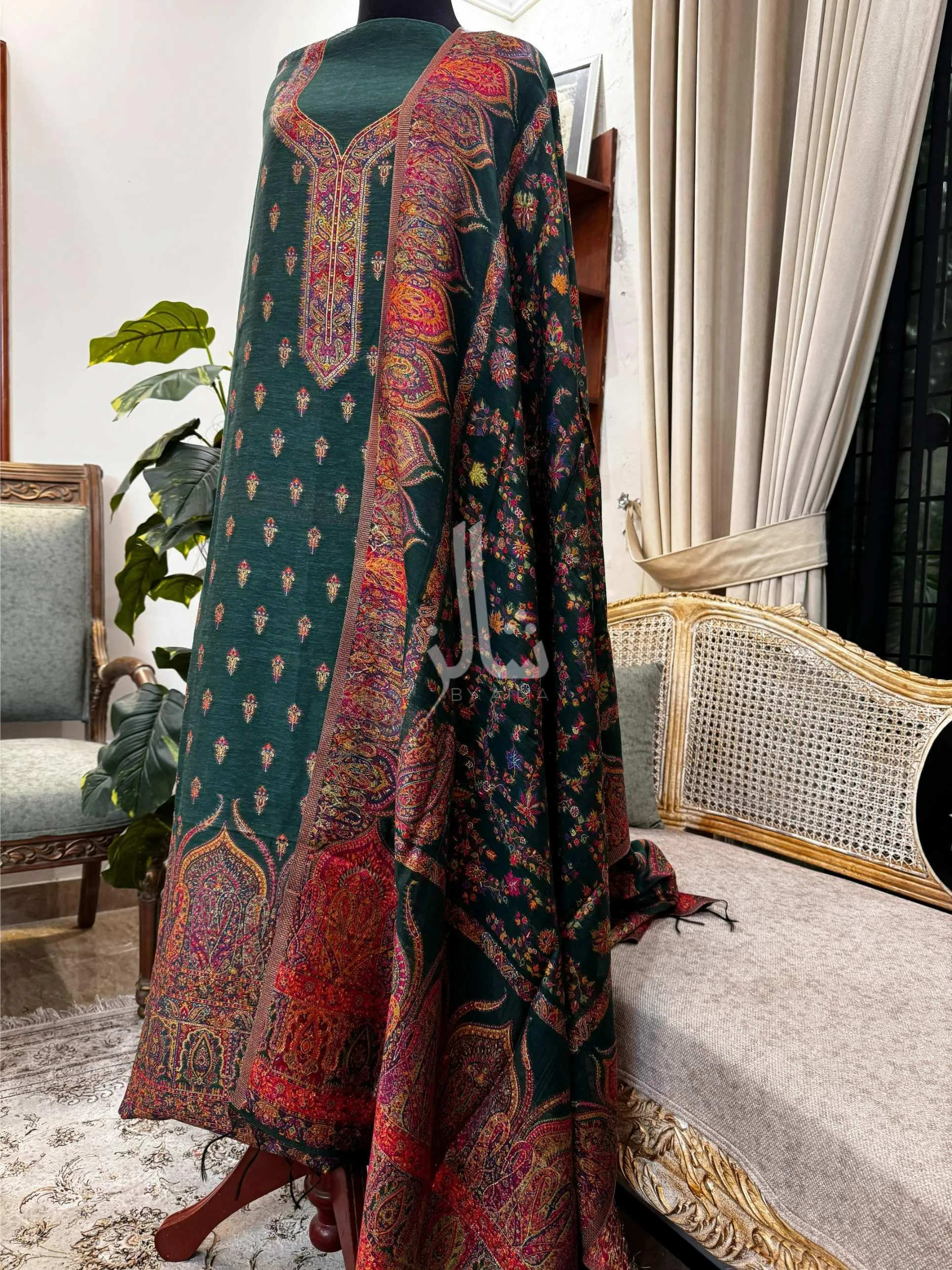 Palla weaving patterns - Silk Suit