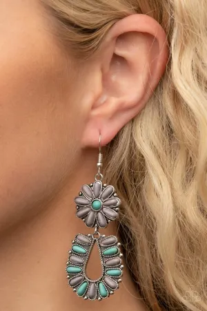 Paparazzi Earring ~ Badlands Eden - Silver