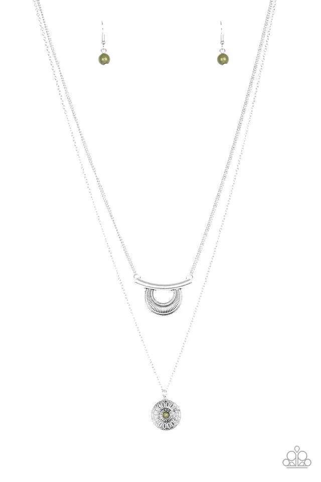 Paparazzi Necklace ~ Gypsy Go-Getter - Green