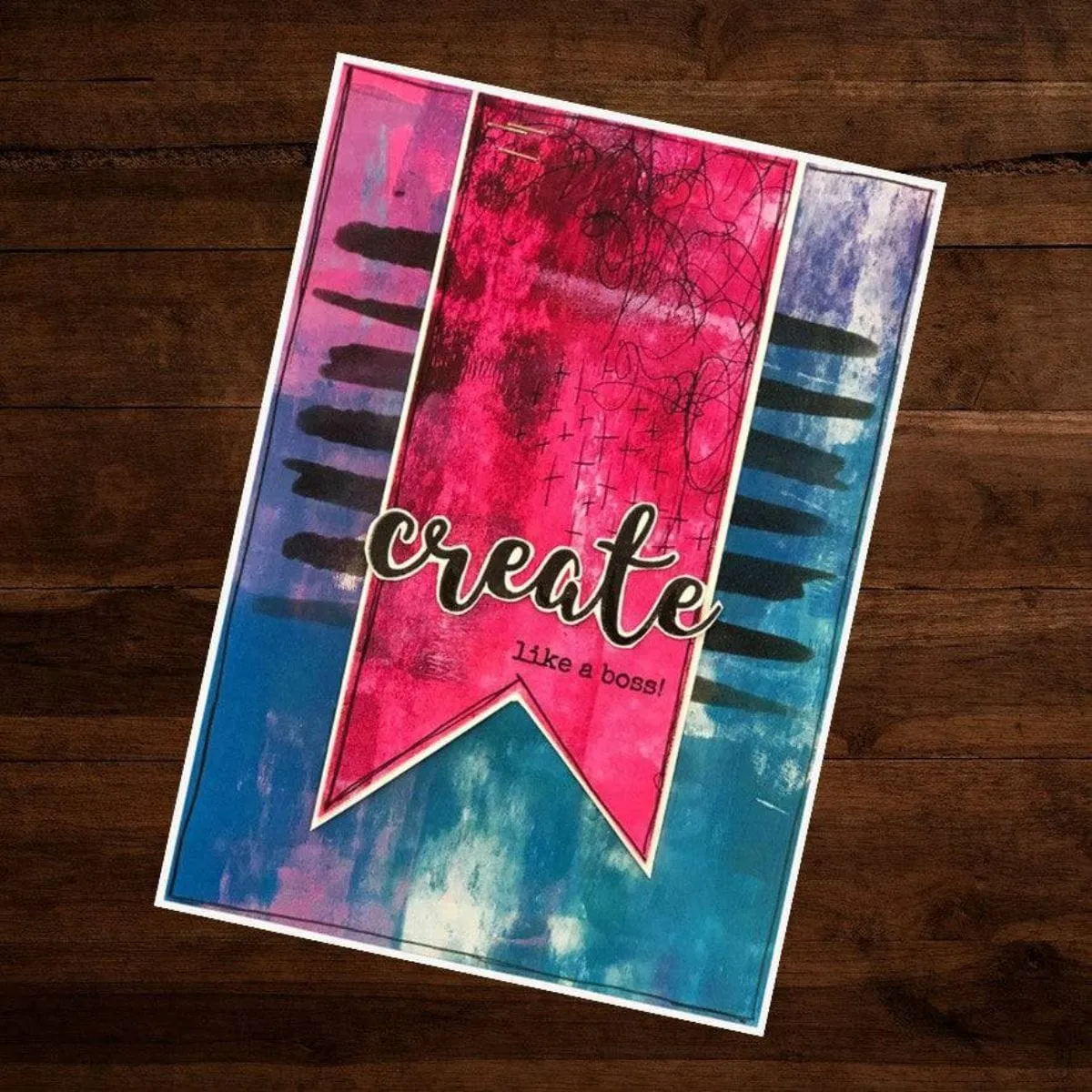 Paper Rose - Arty Love Mark Maker 1 6x6" Stencil