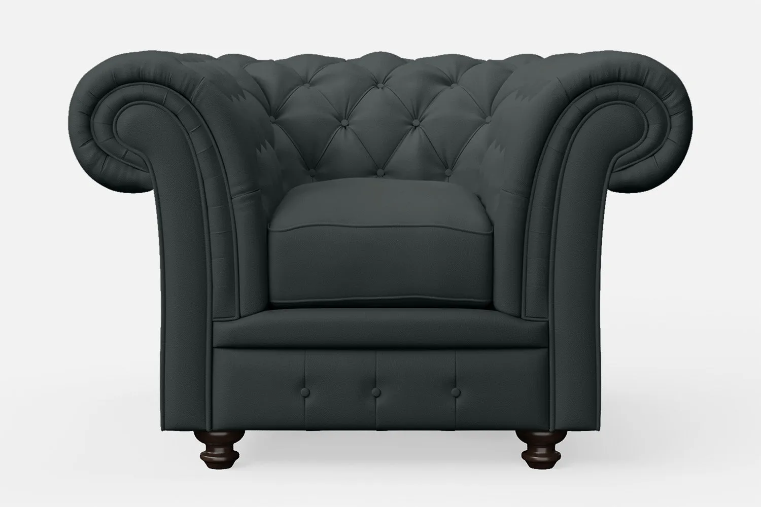 Pesaro Armchair Slate Leather