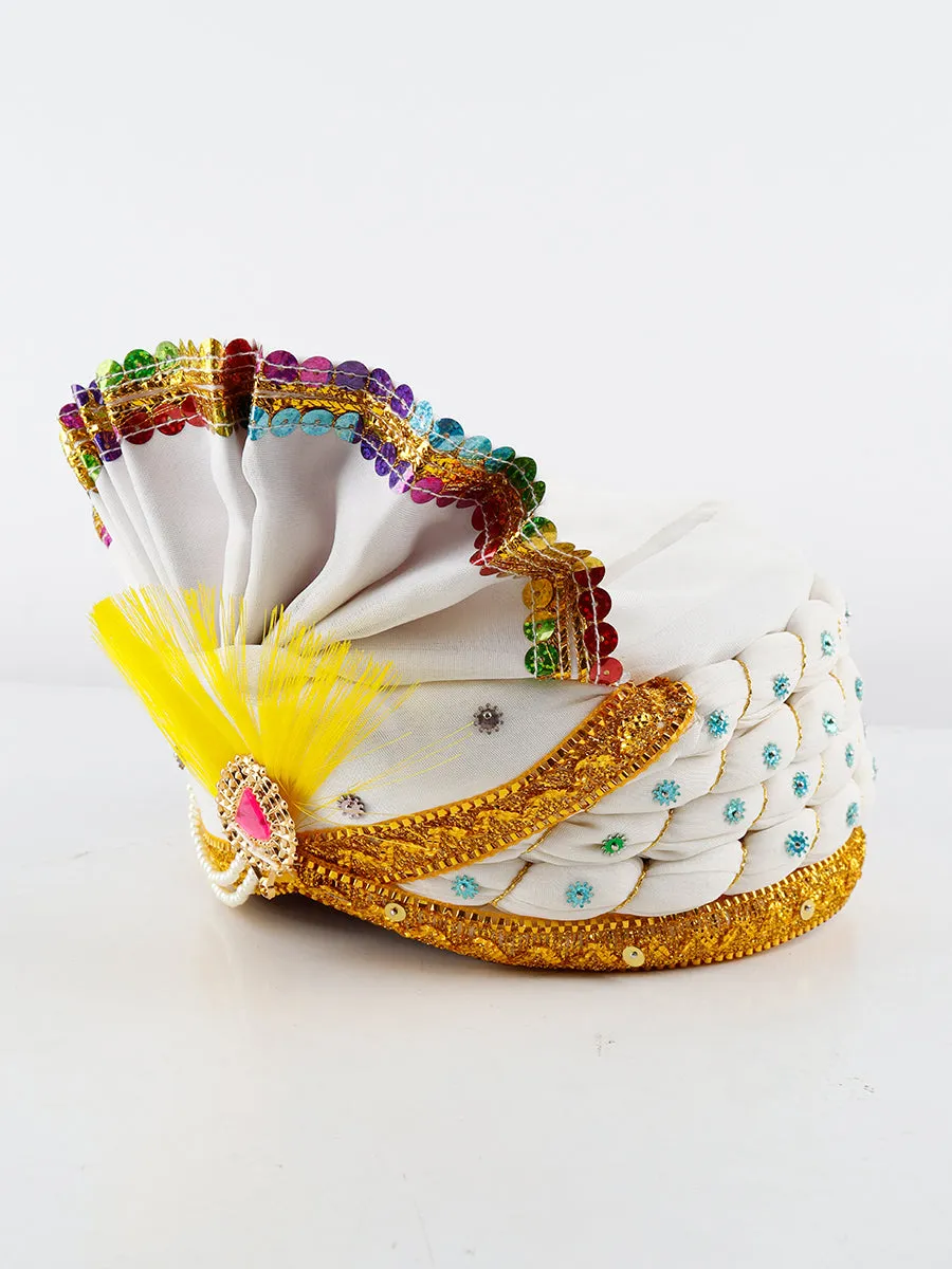 Premium Silky Style Wedding Turban - 04