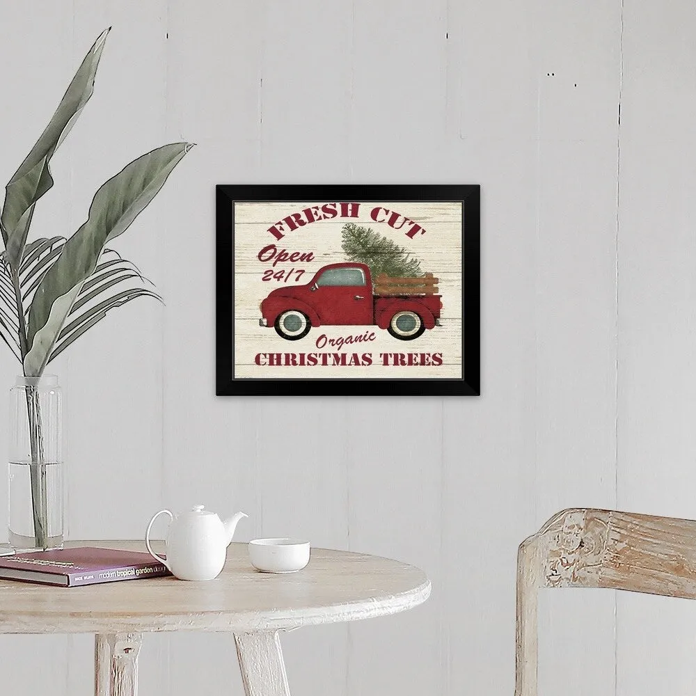 "Fresh Cut" Black Framed Print