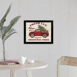 "Fresh Cut" Black Framed Print