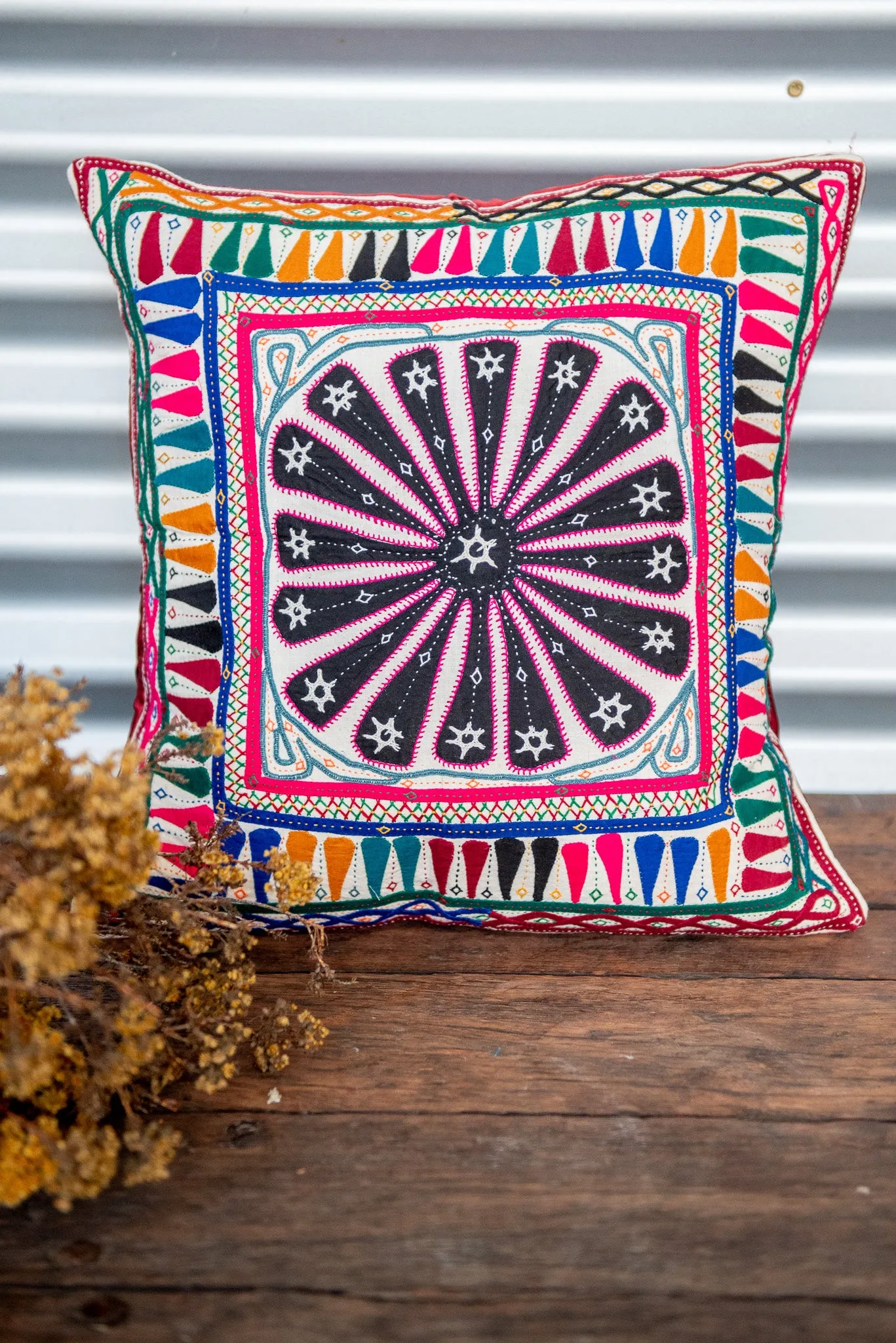 rabari embroidered cushions