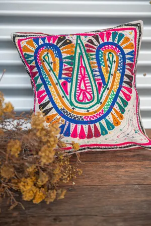 rabari embroidered cushions