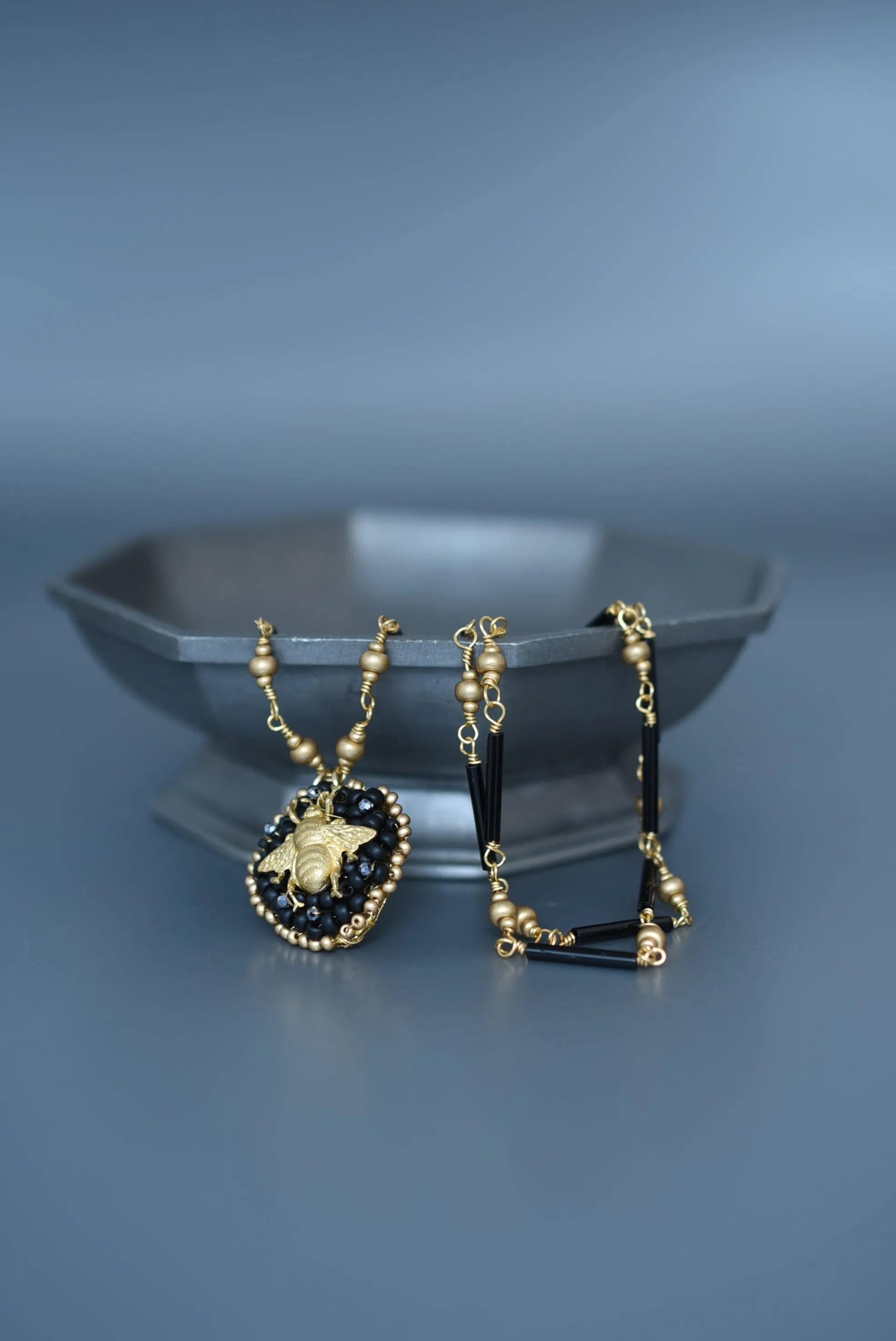 stitch hachi long necklace(glasses chain)