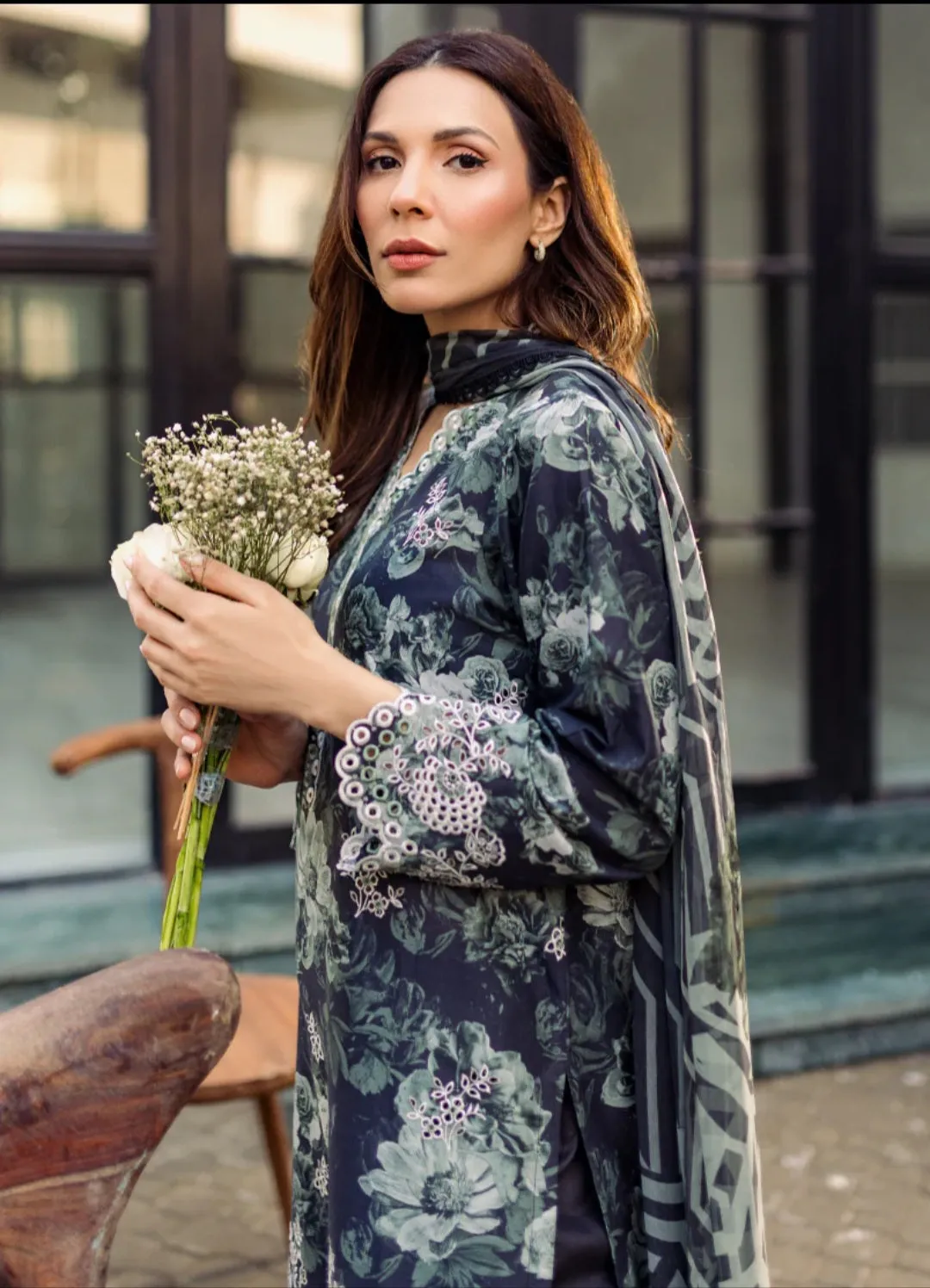 Summer Rtw '24 - 3 Pc Suit W Schiffli Embroidery Imprss-213367