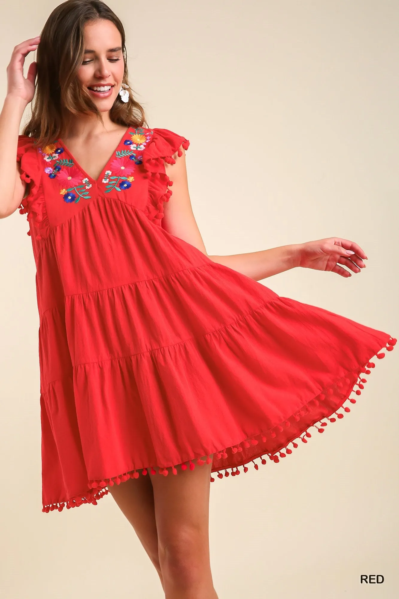 The Fiesta Embroidery Dress