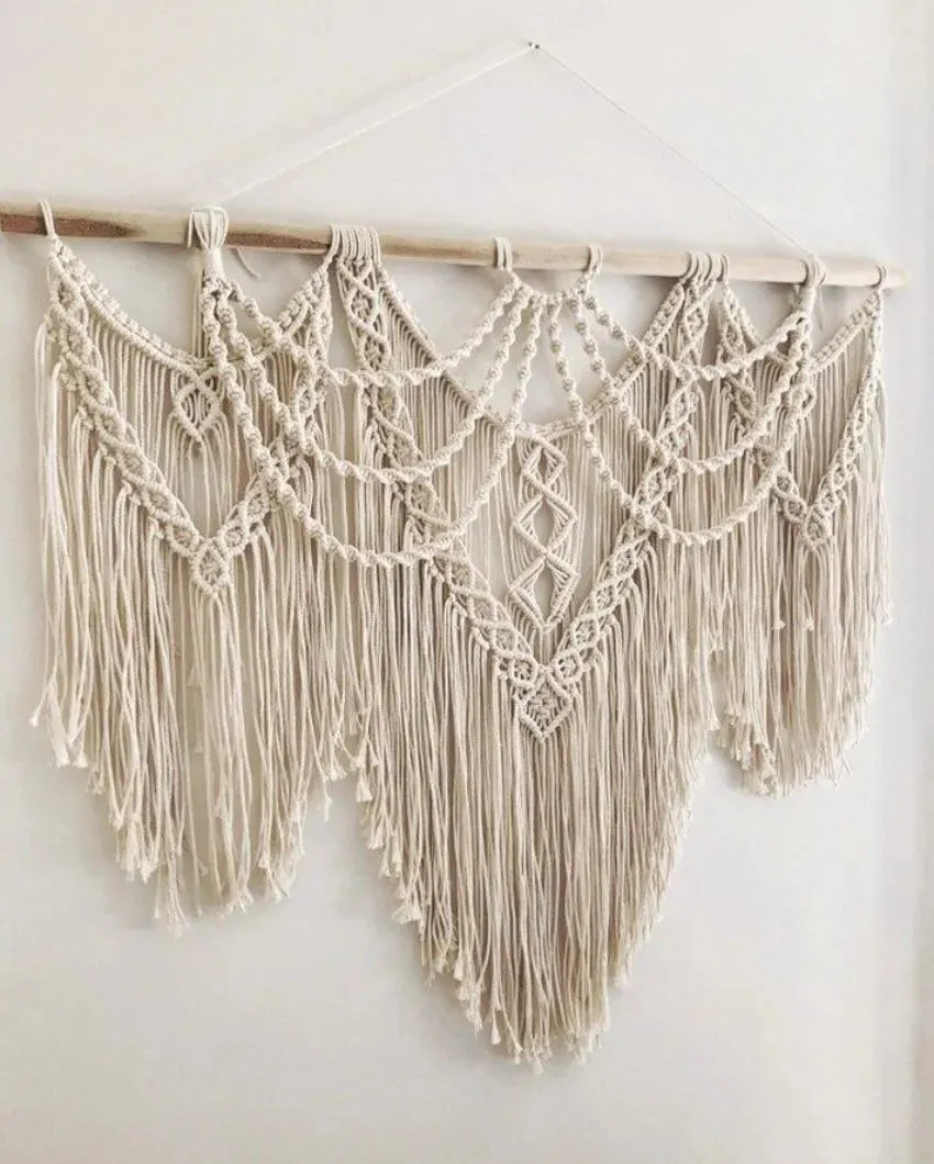 Trio Macrame Wall Hanging | 48 x 3 x 40 inches